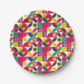 パーティーバウハウススタイル ペーパープレート (正面)