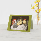 パーティーバスとピープカード カード (黄色い花)