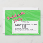 パーティーバスバチェロレッテバス 招待状 (裏面)