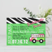 パーティーバスバチェロレッテバス 招待状 (スタンド正面)