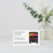 パーティーバスレンタル及びツアーバス 名刺 (スタンド正面)