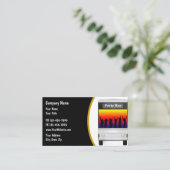 パーティーバスレンタル名刺 名刺 (スタンド正面)