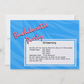 パーティーバス ブライズメイドパーティーバッシュ 招待状 (裏面)