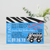 パーティーバス ブライズメイドパーティーバッシュ 招待状 (スタンド正面)