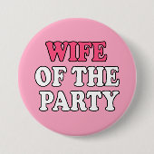 パーティーバチェロレッテの妻 缶バッジ (正面)