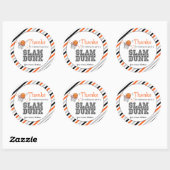 パーティーバッグシール |誕生日ありがとう ラウンドシール (シート)