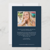 パーティーバナー編集可能カラー目盛招待状 案内状 (裏面)