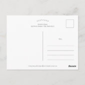 パーティーバナー 卒業パーティー招待状 ポストカード (裏面)