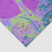 パーティーバルーンのアートワーク紫の青の緑 薄葉紙 (詳細)