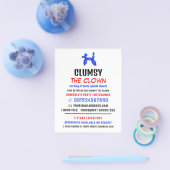 パーティーバルーンキッズエンターテイナー,ピエロ広告ズ チラシ (シングル)