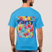 パーティーバルーンパーティーTシャツ Tシャツ (裏面)