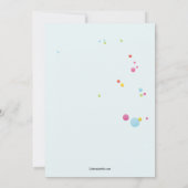 パーティーバルーン招待状 招待状 (裏面)