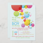 パーティーバルーン招待状 招待状 (正面/裏面)