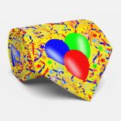 パーティーバルーン誕生日テーマの背景 ネクタイ (ロール)