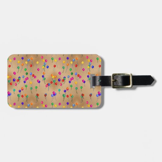 パーティーバルーン ラゲッジタグ (正面横)