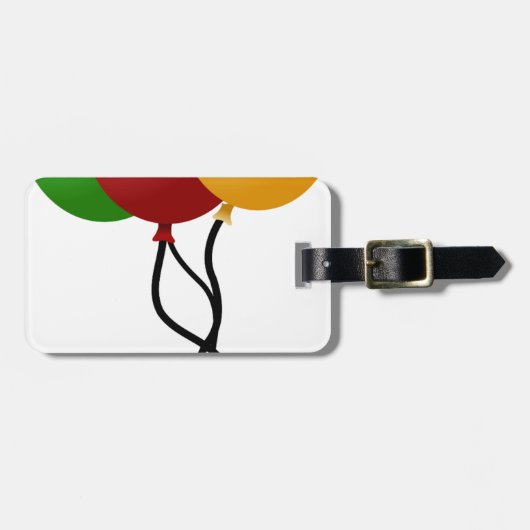 パーティーバルーン ラゲッジタグ (正面横)