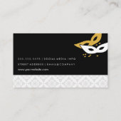 パーティーバルーン/仮装マスク/ブティック・トリム 名刺 (裏面)