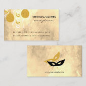 パーティーバルーン/仮面(エグゼクティブ) 名刺 (正面/裏面)