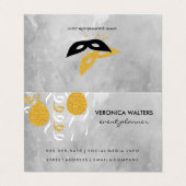 パーティーバルーン/仮面 名刺 (外部フラット)