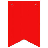 パーティーバンティングバナー赤金ゴールド バンティングフラッグ (第3の旗)