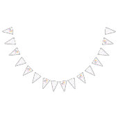 パーティーバントバナー/バルーン付き2回目の誕生日 バンティングフラッグ (全)