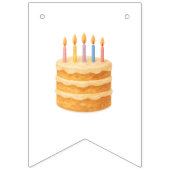 パーティーバント写真付きバナー バンティングフラッグ (第1の旗)