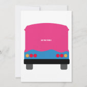 パーティーバースデー招待状 招待状 (裏面)