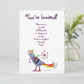 パーティーバードウクライナフォークアートバイヴェラトレンバッハ 招待状 (スタンド正面)