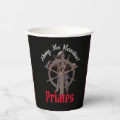 パーティーパイレーツスケルトン・キャプテン 紙コップ (正面)