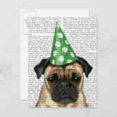 パーティーパグ2 ポストカード (正面/裏面)