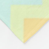 パーティーパステルシェブロン フリースブランケット (角)