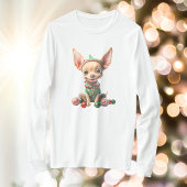 パーティーパップクリスマスドッグメンズティー Tシャツ