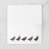 パーティーパフィン誕生日座席表 プレイスカード (外部開封)