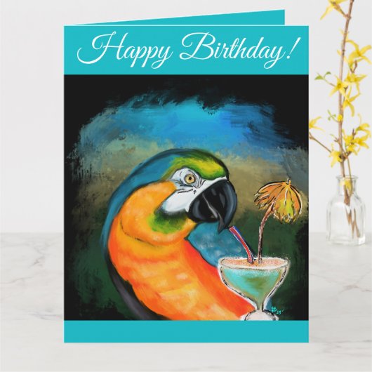 パーティーパラッツォ カード (黄色い花)