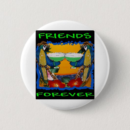 パーティーパラット 缶バッジ (正面)