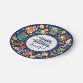 パーティーパロオザバースデーパーティー ペーパープレート (アングル)