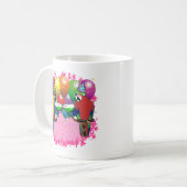 パーティーパロット コーヒーマグカップ (正面左)