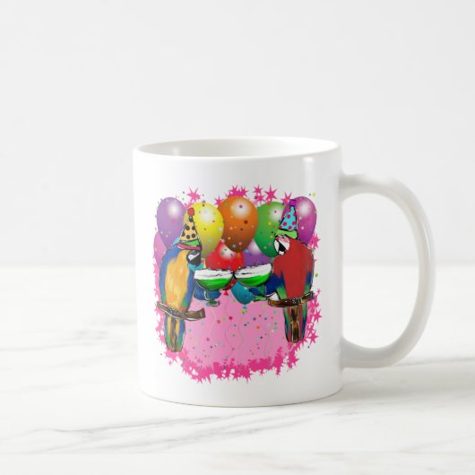 パーティーパロット コーヒーマグカップ (右)