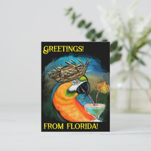 パーティーパロット ポストカード (スタンド正面)