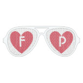 パーティーパーソナライズされたシェード、パーティーの好意 アビエーターサングラス (正面)