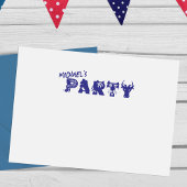 パーティーパーソナライズされた動物招待状ゴム印 セルフインキングスタンプ