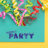 パーティーパーソナライズされた動物招待状ゴム印 セルフインキングスタンプ