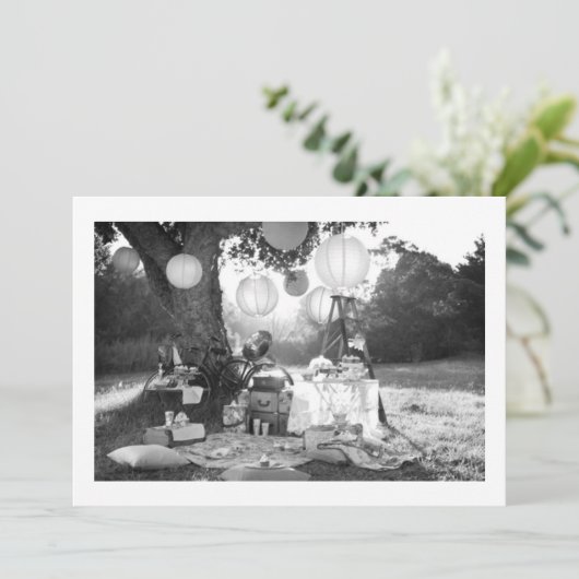 パーティーパーティーアウトドアイベント招待状 招待状 (スタンド正面)