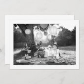 パーティーパーティーアウトドアイベント招待状 招待状 (正面/裏面)