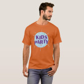 パーティーパーティーダンスミュージック友達 少年 Tシャツ (正面フル)