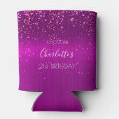 パーティーパープルピンク紙吹雪 缶クーラー (裏面)