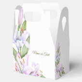 パーティーピンクのユリの花ゴールデンフレームビューティフル フェイバーボックス (オープン)