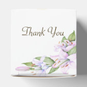 パーティーピンクのユリの花ゴールデンフレームビューティフル フェイバーボックス (上部)