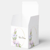 パーティーピンクのユリの花ゴールデンフレームビューティフル フェイバーボックス (オープン)