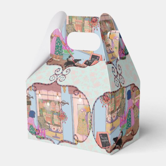 パーティーファボリーボックス | クラフトパーティー用品 フェイバーボックス (正面サイド)